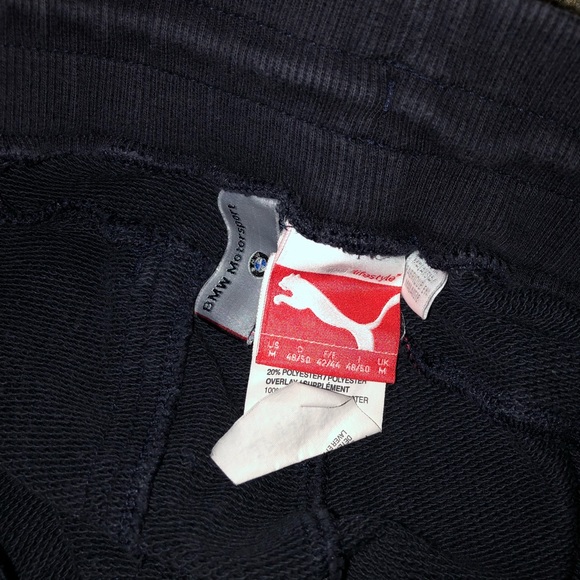 Blue Puma BMW Sweatpants Medium - Picture 4 of 4